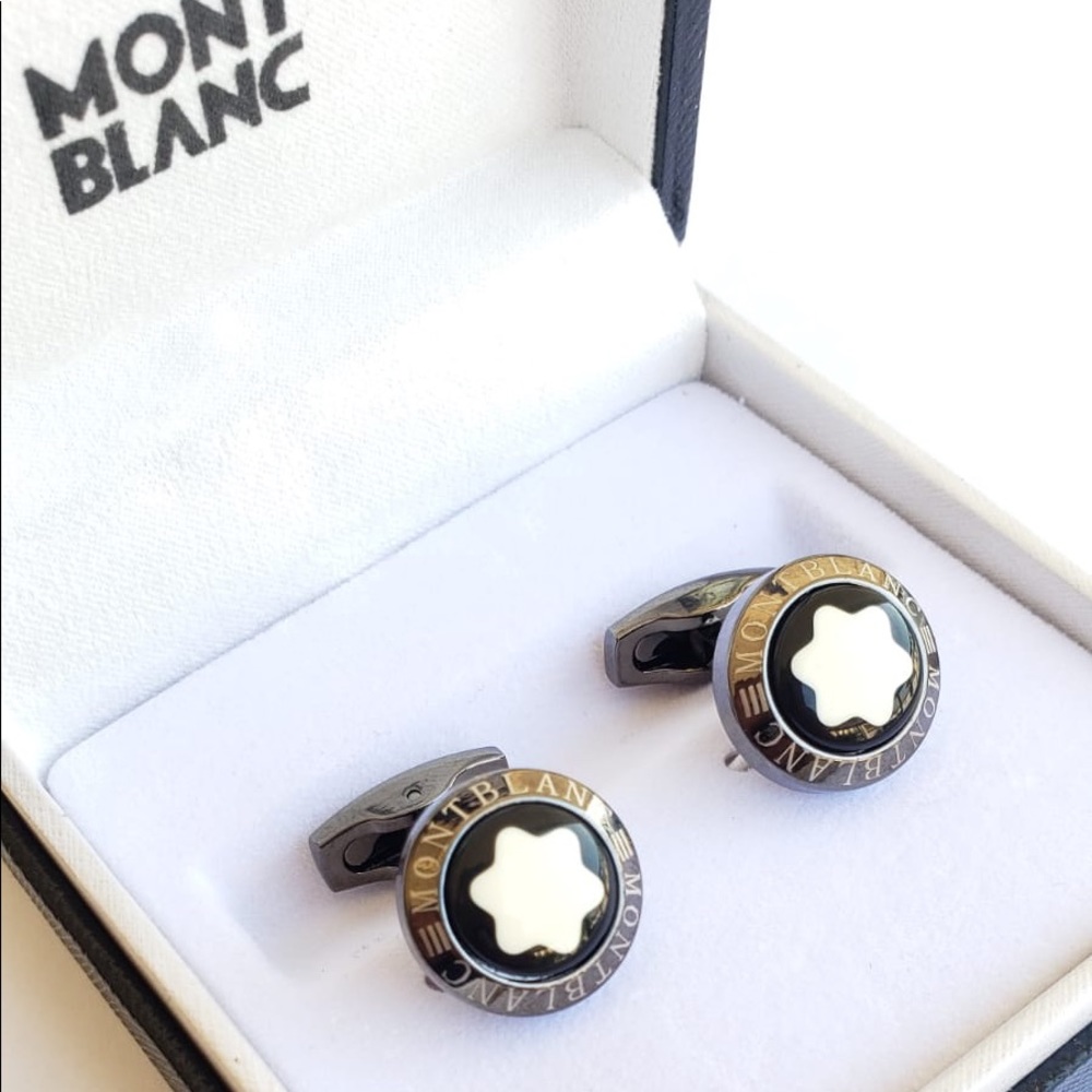New Montblanc Black Colore Cufflinks